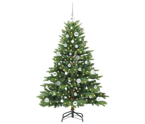 Mākslīgā Ziemassvētku Eglīte Su 150 Led Zaļa 150 Cm Pe Un Pvc Vidaxl