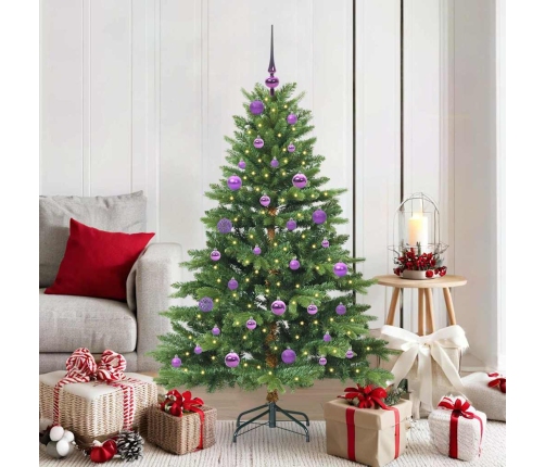 Mākslīgā Ziemassvētku Eglīte Su 150 Led Zaļa 150 Cm Pe Un Pvc Vidaxl