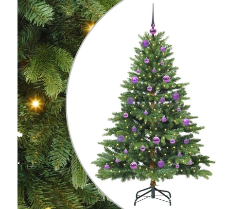 Mākslīgā Ziemassvētku Eglīte Su 150 Led Zaļa 150 Cm Pe Un Pvc Vidaxl