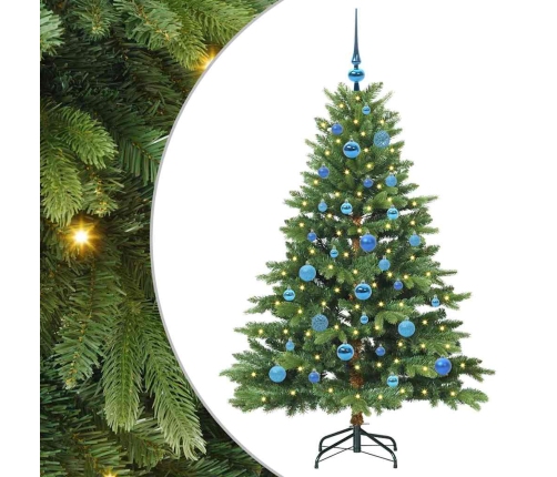 Mākslīgā Ziemassvētku Eglīte Su 150 Led Zaļa 150 Cm Pe Un Pvc Vidaxl