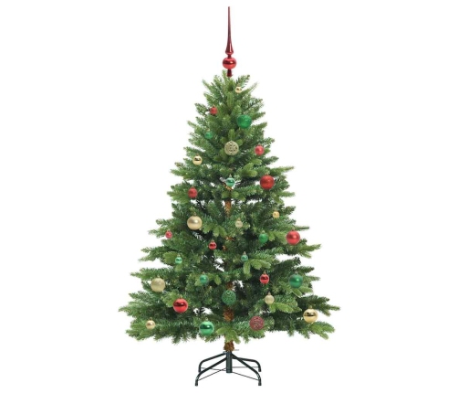 Mākslīgā Ziemassvētku Eglīte Su 150 Led Zaļa 150 Cm Pe Un Pvc Vidaxl