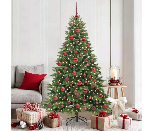 Mākslīgā Ziemassvētku Eglīte Su 300 Led Zaļa 180 Cm Pe Un Pvc Vidaxl