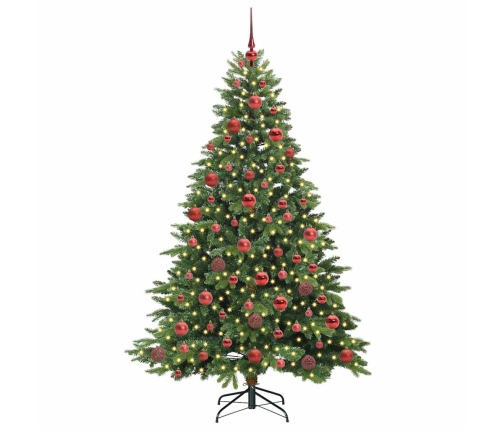 Mākslīgā Ziemassvētku Eglīte Su 300 Led Zaļa 180 Cm Pe Un Pvc Vidaxl