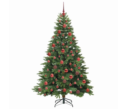 Mākslīgā Ziemassvētku Eglīte Su 300 Led Zaļa 180 Cm Pe Un Pvc Vidaxl