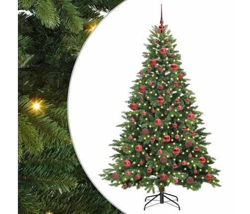 Mākslīgā Ziemassvētku Eglīte Su 300 Led Zaļa 180 Cm Pe Un Pvc Vidaxl