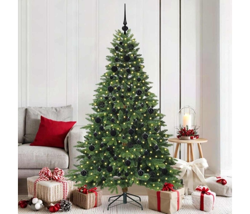 Mākslīgā Ziemassvētku Eglīte Su 300 Led Zaļa 180 Cm Pe Un Pvc Vidaxl