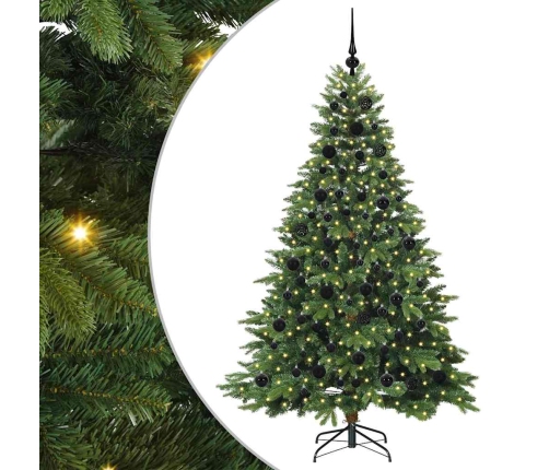 Mākslīgā Ziemassvētku Eglīte Su 300 Led Zaļa 180 Cm Pe Un Pvc Vidaxl