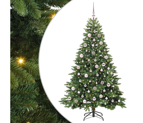 Mākslīgā Ziemassvētku Eglīte Su 300 Led Zaļa 180 Cm Pe Un Pvc Vidaxl