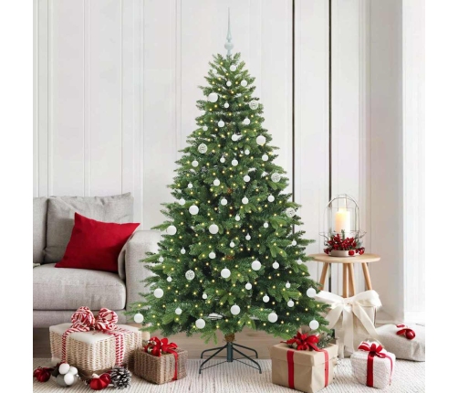 Mākslīgā Ziemassvētku Eglīte Su 300 Led Zaļa 180 Cm Pe Un Pvc Vidaxl