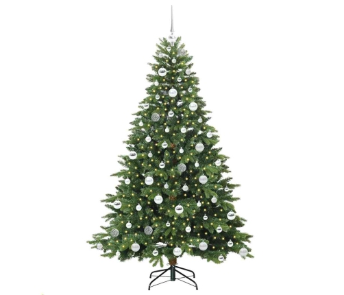 Mākslīgā Ziemassvētku Eglīte Su 300 Led Zaļa 180 Cm Pe Un Pvc Vidaxl