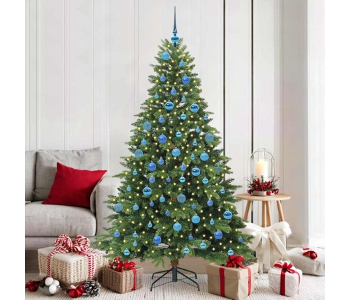 Mākslīgā Ziemassvētku Eglīte Su 300 Led Zaļa 180 Cm Pe Un Pvc Vidaxl