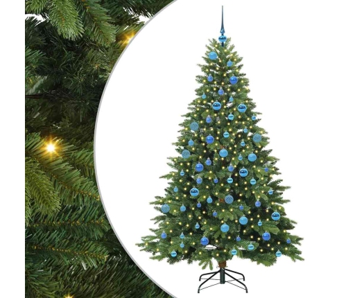 Mākslīgā Ziemassvētku Eglīte Su 300 Led Zaļa 180 Cm Pe Un Pvc Vidaxl