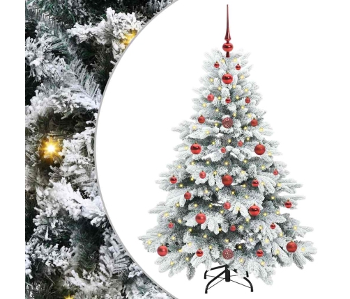 Mākslīgā Ziemassvētku Eglīte Su 150 Led Zaļa 120 Cm Pe Un Pvc Vidaxl