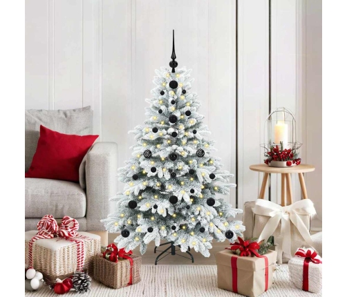 Mākslīgā Ziemassvētku Eglīte Su 150 Led Zaļa 120 Cm Pe Un Pvc Vidaxl