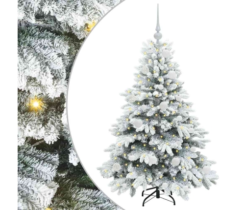 Mākslīgā Ziemassvētku Eglīte Su 150 Led Zaļa 120 Cm Pe Un Pvc Vidaxl