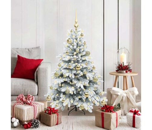 Mākslīgā Ziemassvētku Eglīte Su 150 Led Zaļa 120 Cm Pe Un Pvc Vidaxl