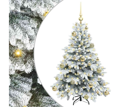 Mākslīgā Ziemassvētku Eglīte Su 150 Led Zaļa 120 Cm Pe Un Pvc Vidaxl