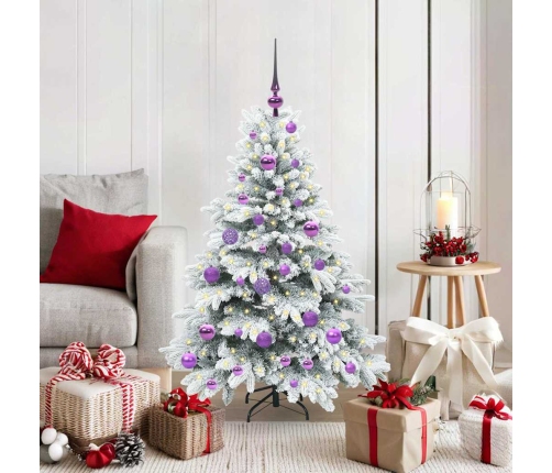 Mākslīgā Ziemassvētku Eglīte Su 150 Led Zaļa 120 Cm Pe Un Pvc Vidaxl