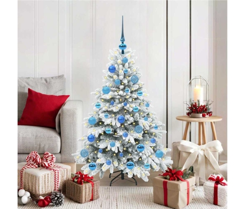 Mākslīgā Ziemassvētku Eglīte Su 150 Led Zaļa 120 Cm Pe Un Pvc Vidaxl