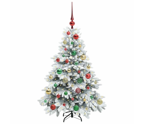 Mākslīgā Ziemassvētku Eglīte Su 150 Led Zaļa 120 Cm Pe Un Pvc Vidaxl