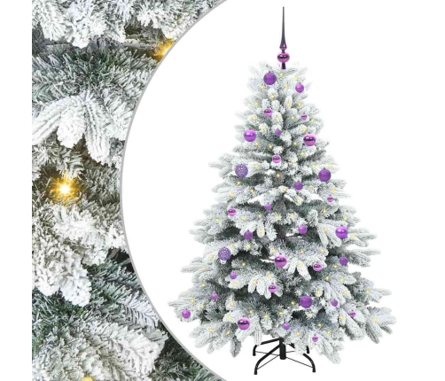 Mākslīgā Ziemassvētku Eglīte Su 150 Led Zaļa 150 Cm Pe Un Pvc Vidaxl