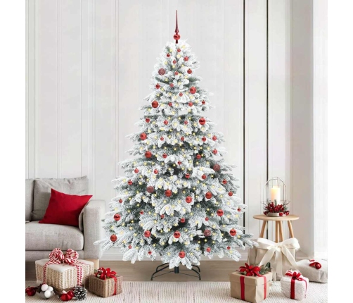 Mākslīgā Ziemassvētku Eglīte Su 300 Led Zaļa 210 Cm Pe Un Pvc Vidaxl