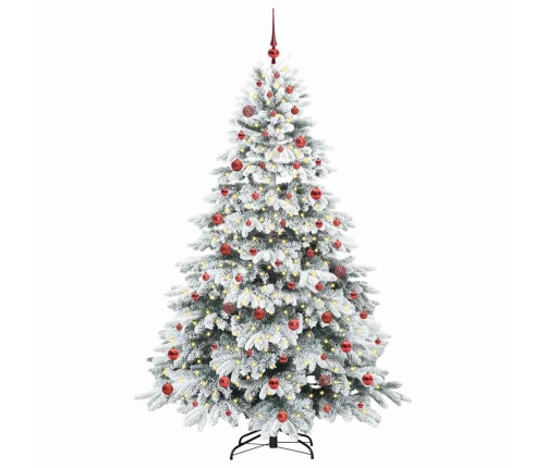 Mākslīgā Ziemassvētku Eglīte Su 300 Led Zaļa 210 Cm Pe Un Pvc Vidaxl