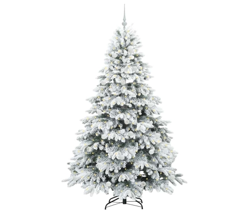 Mākslīgā Ziemassvētku Eglīte Su 300 Led Zaļa 210 Cm Pe Un Pvc Vidaxl