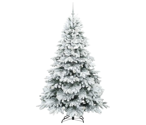 Mākslīgā Ziemassvētku Eglīte Su 300 Led Zaļa 210 Cm Pe Un Pvc Vidaxl