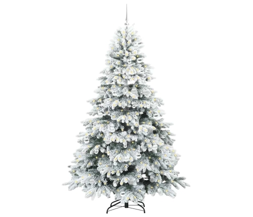 Mākslīgā Ziemassvētku Eglīte Su 300 Led Zaļa 210 Cm Pe Un Pvc Vidaxl