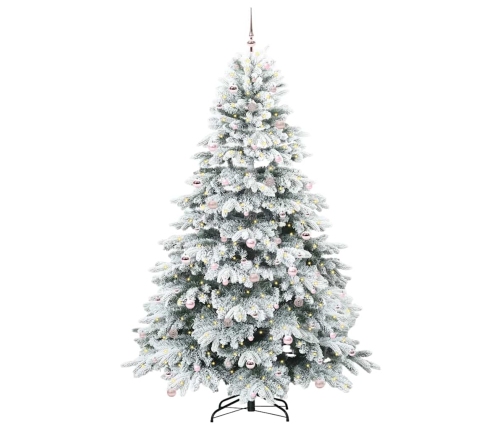 Mākslīgā Ziemassvētku Eglīte Su 300 Led Zaļa 240 Cm Pe Un Pvc Vidaxl