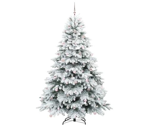 Mākslīgā Ziemassvētku Eglīte Su 300 Led Zaļa 240 Cm Pe Un Pvc Vidaxl