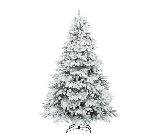 Mākslīgā Ziemassvētku Eglīte Su 300 Led Zaļa 240 Cm Pe Un Pvc Vidaxl