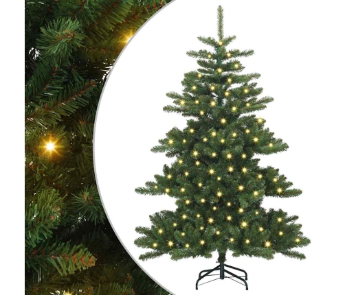 Mākslīgā Saliekamā Ziemassvētku Egle Su 150 Led Zaļa 150 Cm Pvc Vidaxl