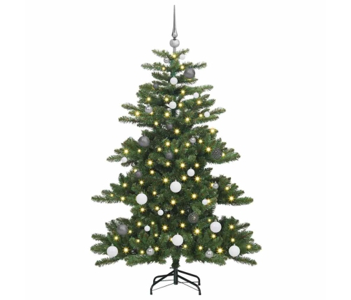 Mākslīgā Saliekamā Ziemassvētku Egle Ar Statīvu Zaļa 150 Cm Pvc Vidaxl