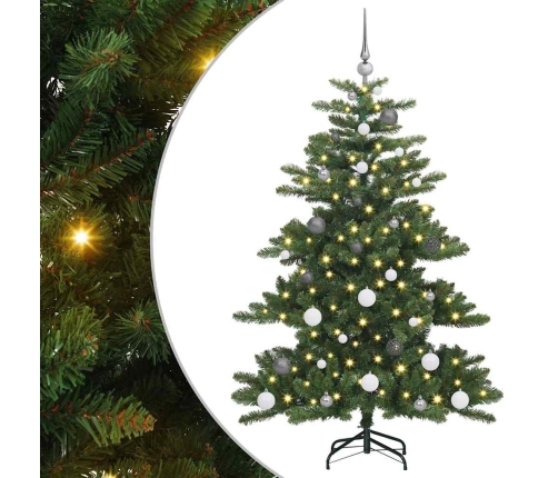 Mākslīgā Saliekamā Ziemassvētku Egle Ar Statīvu Zaļa 150 Cm Pvc Vidaxl