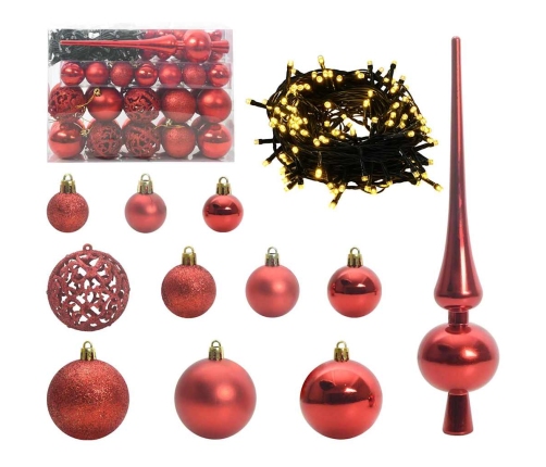 Mākslīgā Saliekamā Ziemassvētku Egle With Leds 150Cm Pvc Vidaxl