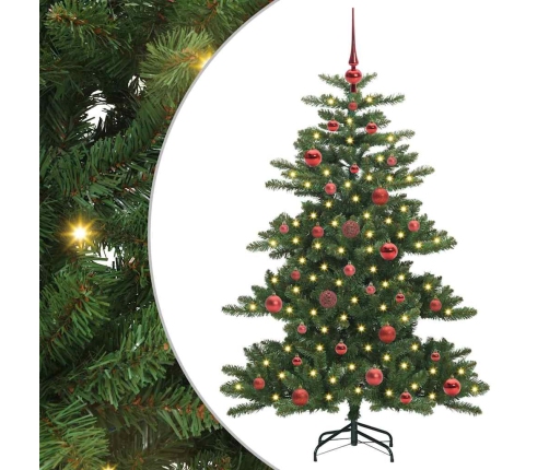 Mākslīgā Saliekamā Ziemassvētku Egle With Leds 150Cm Pvc Vidaxl