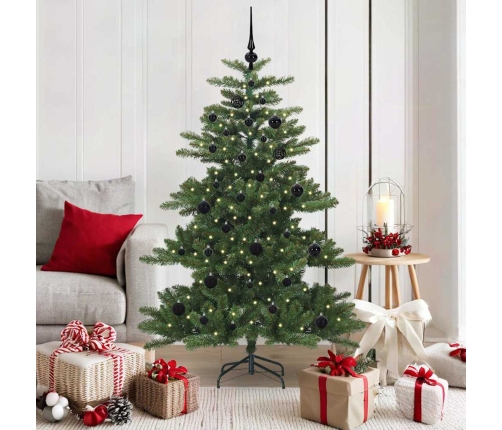 Mākslīgā Saliekamā Ziemassvētku Egle With Leds 150Cm Pvc Vidaxl