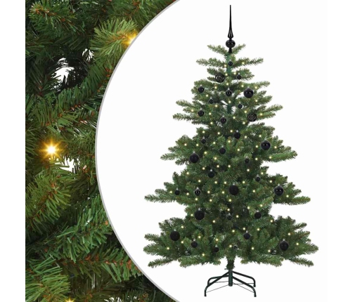 Mākslīgā Saliekamā Ziemassvētku Egle With Leds 150Cm Pvc Vidaxl