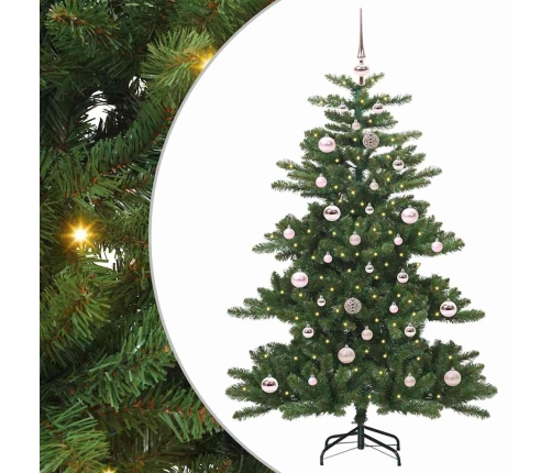 Mākslīgā Saliekamā Ziemassvētku Egle Ar Statīvu Zaļa 150 Cm Pvc Vidaxl