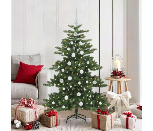 Mākslīgā Saliekamā Ziemassvētku Egle With Leds 150Cm Pvc Vidaxl