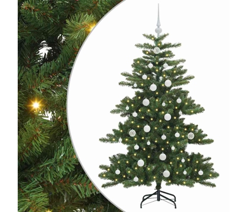 Mākslīgā Saliekamā Ziemassvētku Egle With Leds 150Cm Pvc Vidaxl