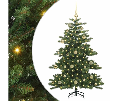 Mākslīgā Saliekamā Ziemassvētku Egle With Leds 150Cm Pvc Vidaxl