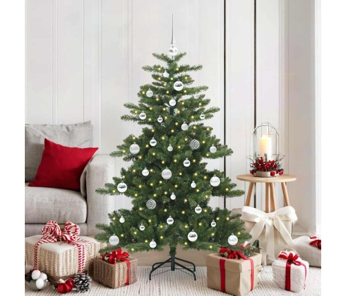 Mākslīgā Saliekamā Ziemassvētku Egle With Leds 150Cm Pvc Vidaxl