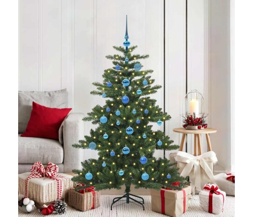 Mākslīgā Saliekamā Ziemassvētku Egle With Leds 150Cm Pvc Vidaxl