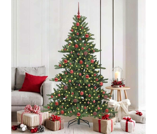 Mākslīgā Saliekamā Ziemassvētku Egle With Leds 180Cm Pvc Vidaxl