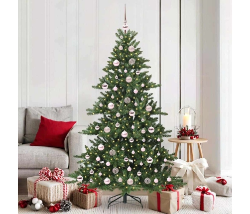 Mākslīgā Saliekamā Ziemassvētku Egle With Leds 180Cm Pvc Vidaxl