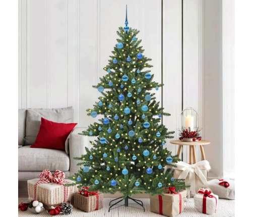 Mākslīgā Saliekamā Ziemassvētku Egle With Leds 180Cm Pvc Vidaxl