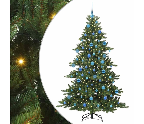 Mākslīgā Saliekamā Ziemassvētku Egle With Leds 180Cm Pvc Vidaxl